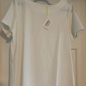 NWT Dudley Stephens Devon Tee in Jersey (white)